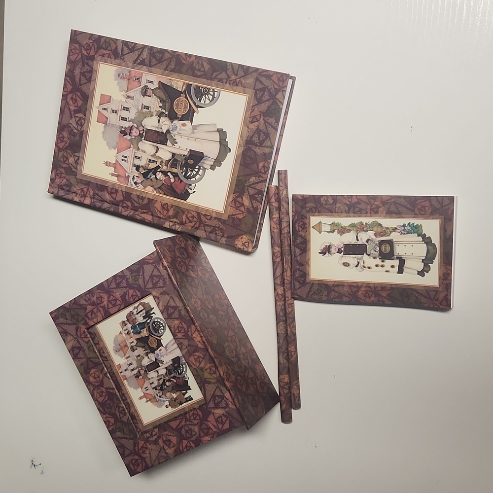 Avon President Club Award 5 Piece Desk Set